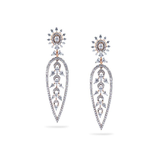 Delicate Leaf Drop Earring 