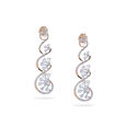 Vine Diamond Earrings 