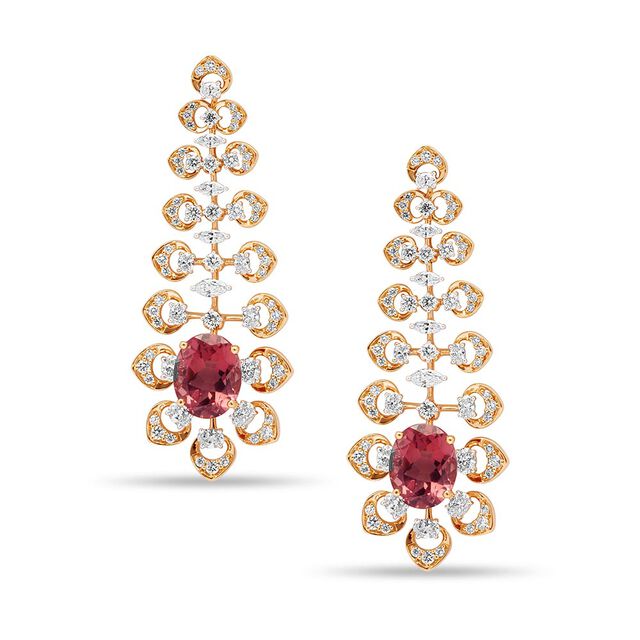 Ornate Filigree Dangle Earrings 