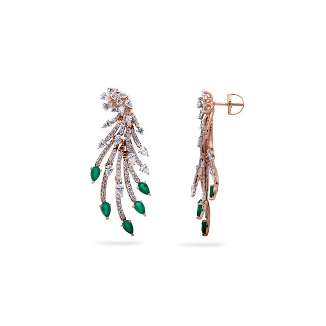 Modern Cascade Drop Earrings,,hi-res 2