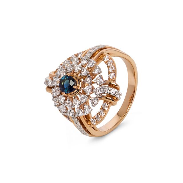Tanishq 18KT Diamond Finger Ring 2