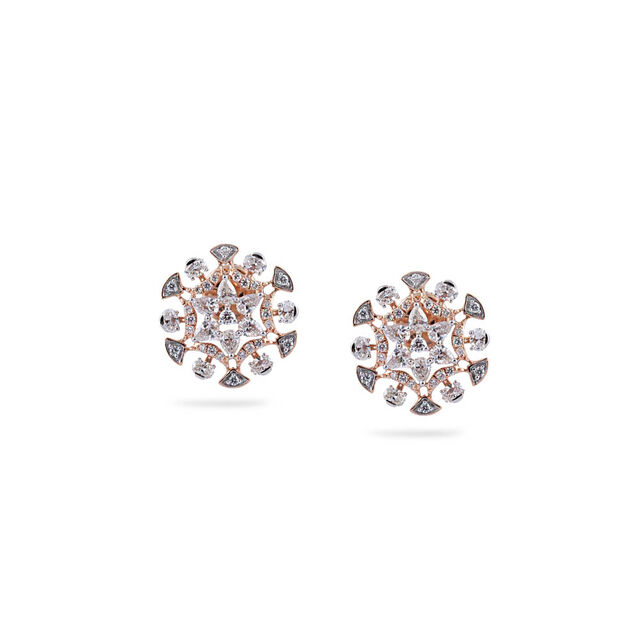 Modern Elegance Diamond Stud Earrings,,hi-res 