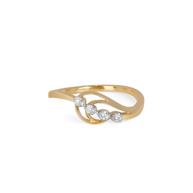 Tanishq 18KT Diamond Finger Ring for Women