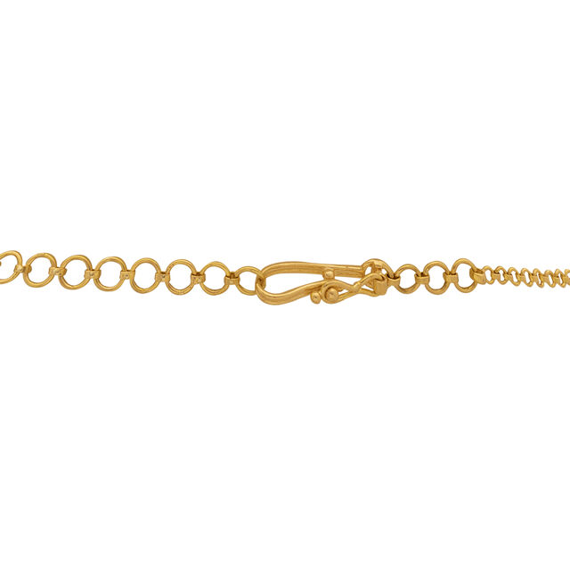 Long Gold Chain Necklace,,hi-res 3