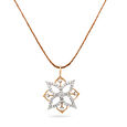 Floral-Inspired Diamond and Gold Pendant,,hi-res 
