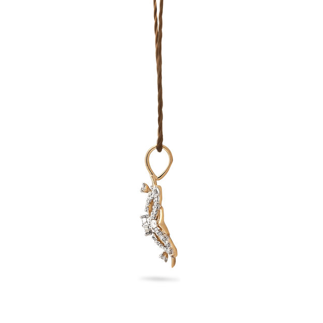 Floral-Inspired Diamond and Gold Pendant,,hi-res 2