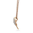 Circular Diamond and Gold Pendant,,hi-res 2