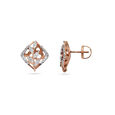 Springtime Rose Gold and Diamond Stuf Earrings,,hi-res 2