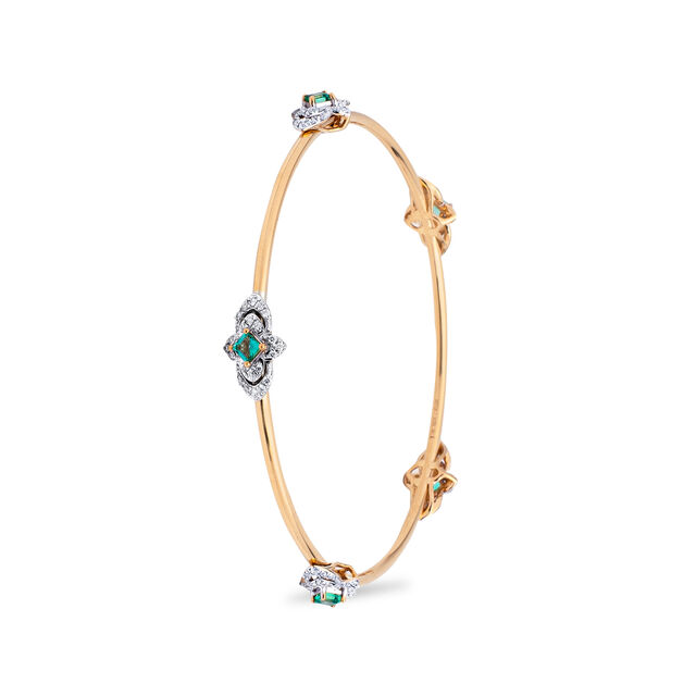 Emerald Elegance Bangle,,hi-res 2