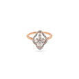 Rose Petal Halo Ring,,hi-res 