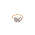 Gold Halo Diamond Ring,,hi-res 