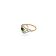 Diamond Leaf Gem Ring,,hi-res 2