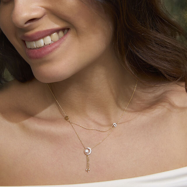 Tanishq 18KT Diamond Necklace for Women 2