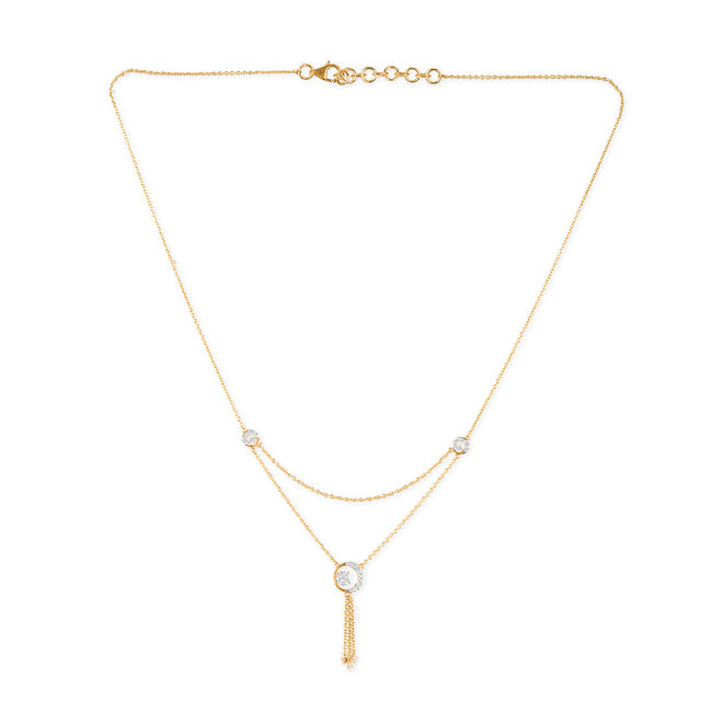 Tanishq 18KT Diamond Necklace for Women 