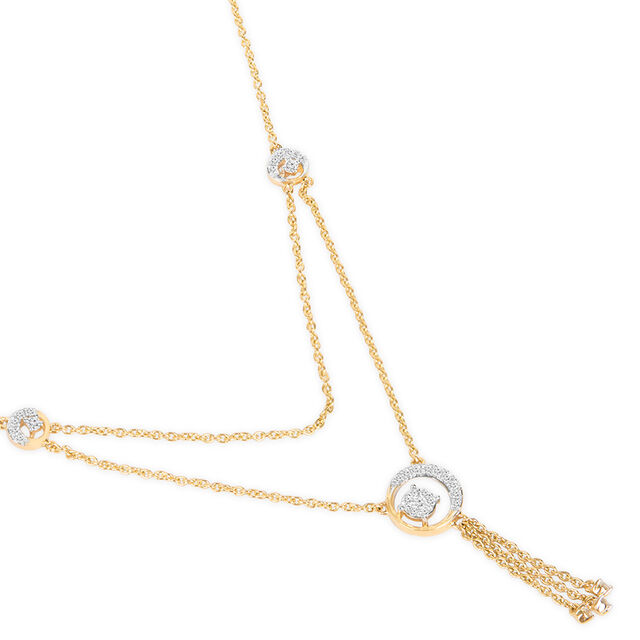 Tanishq 18KT Diamond Necklace for Women 4
