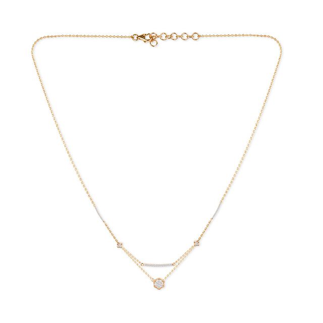 Tanishq 18KT Diamond Necklace for Women 