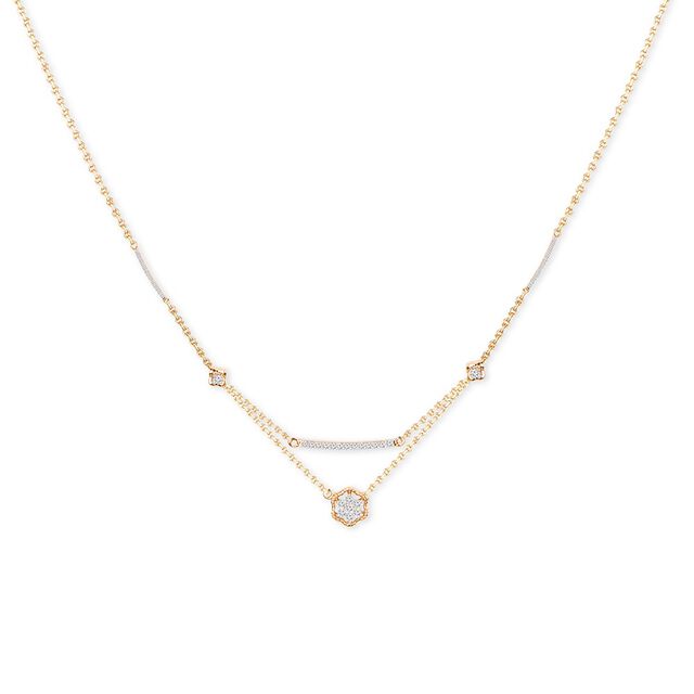 Tanishq 18KT Diamond Necklace for Women 2