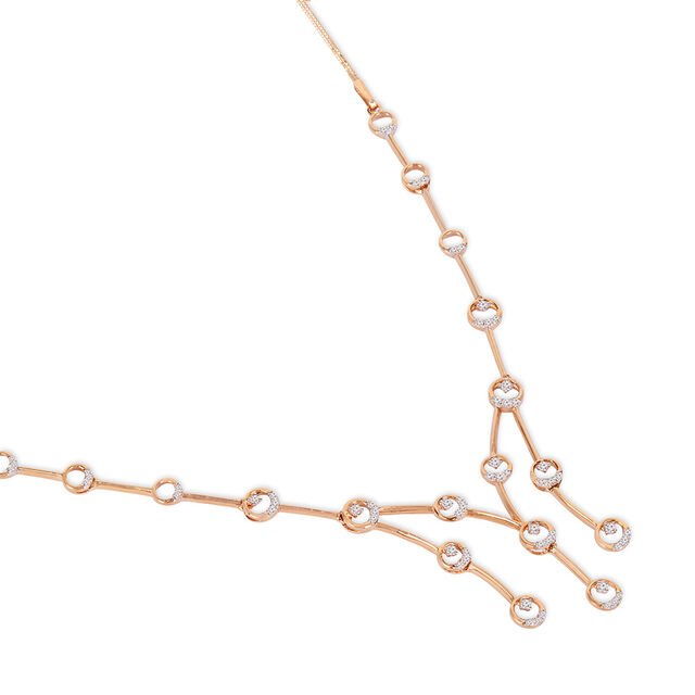 Tanishq 18KT Diamond Necklace for Women 4