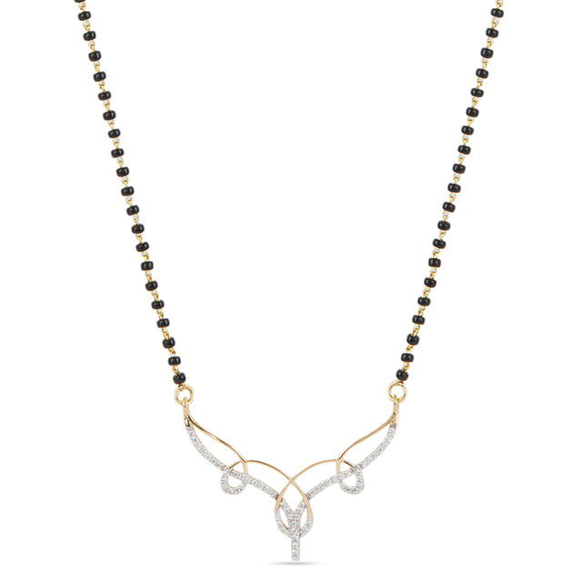 Tanishq 18 Karat Diamond Mangalsutra for Women 2