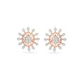 Tanishq 18 Karat Diamond Pendant and Earrings Set for Women 3