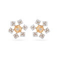 Tanishq 18 Karat Diamond Pendant and Earrings Set for Women 3