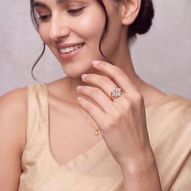 Sparkling Symphony Diamond Finger Ring 2