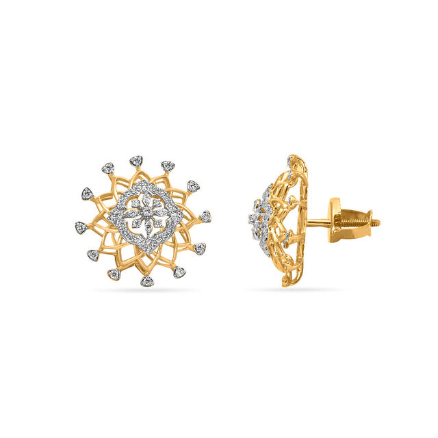 Tanishq Diamond Earrings 2