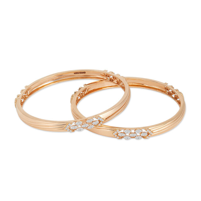 Tanishq 18KT Diamond Bangle for Women 2