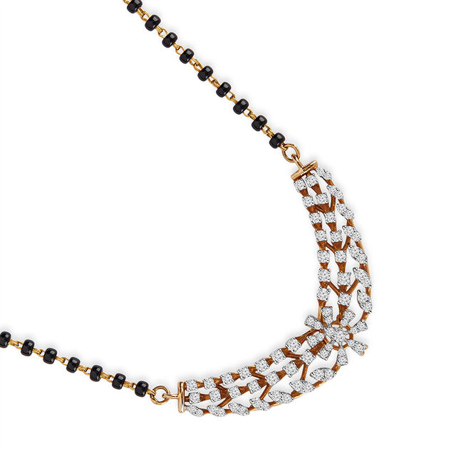 Tanishq 18KT Diamond Mangalsutra for Women 3