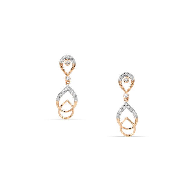 Tanishq 18KT Diamond  Earrings 