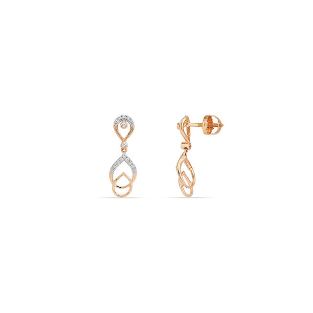 Tanishq 18KT Diamond  Earrings 2