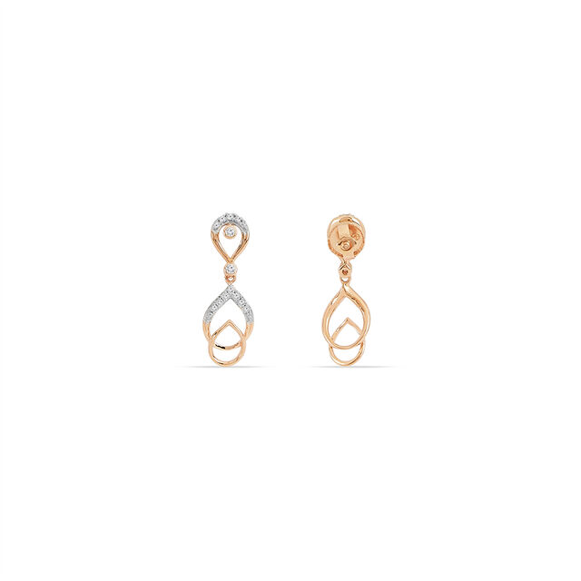 Tanishq 18KT Diamond  Earrings 3