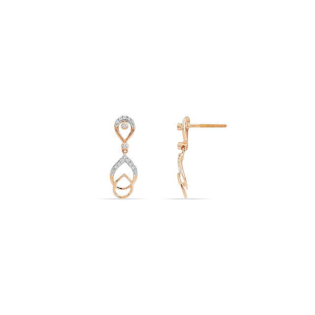 Tanishq 18KT Diamond  Earrings 4