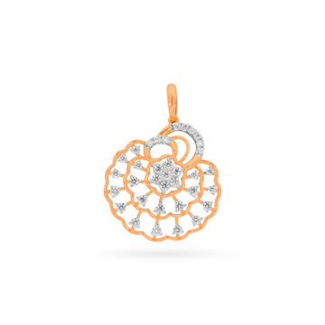 Tanishq 18 Karat Diamond Pendant for Women
