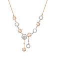 Regal Rose Gold Diamond Necklace Set 2
