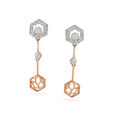 Regal Rose Gold Diamond Necklace Set 3