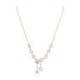 Regal Rose Gold Diamond Necklace Set 4
