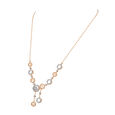 Regal Rose Gold Diamond Necklace Set 5
