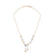 Regal Rose Gold Diamond Necklace Set 6