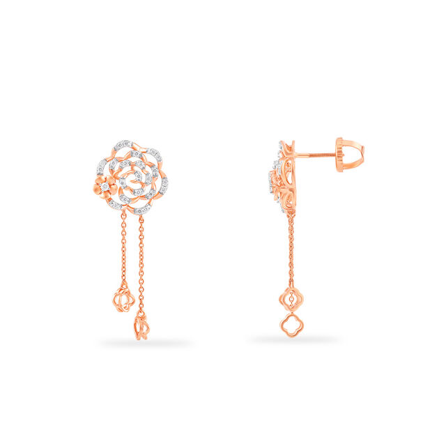 Blooming Rose Drop Earrings 2