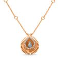 Radiant Sunburst Pendant Chain 