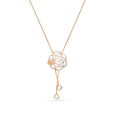 Floral Cascade Rose Gold Necklace 2