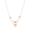 Whimsical Clover Heart Chain. 