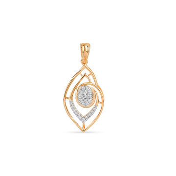Tanishq 18KT Diamond Pendant for Women
