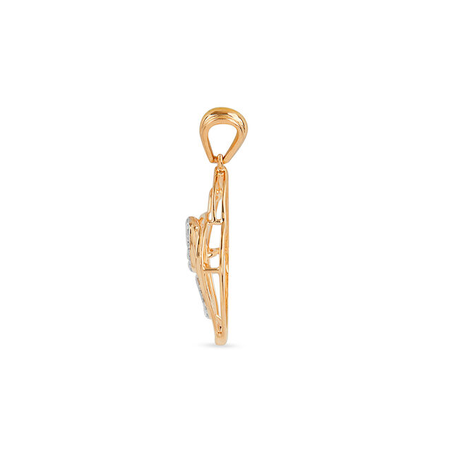 Tanishq 18KT Diamond Pendant for Women 3