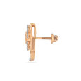 Tanishq Rose Gold & Diamond Stud Earrings for Women 3