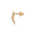 Tanishq Yellow Gold & Diamond Stud Earrings for Women 3