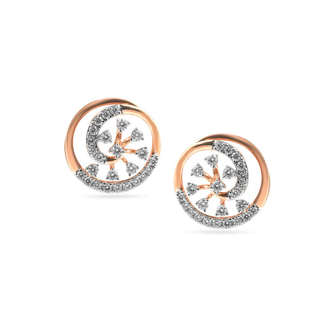 Tanishq Diamond Earrings 