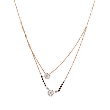 Dual Diamond Necklace Set
