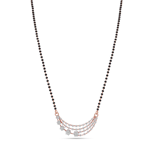 Sophisticated Moonlit Diamond Necklace 